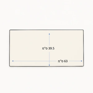 זכוכית לקמין לפי מידה לדגם Kratki Wiktor