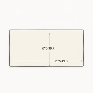 זכוכית לקמין לפי מידה בצורה ישרה לדגם Nordflam Toria